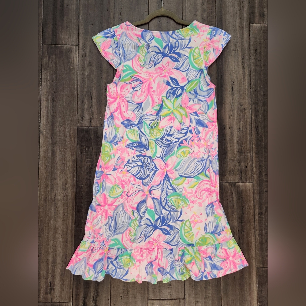 Lilly Pulitzer Rejina Dress, Multi Havana Cocktail, Medium EUC - Picture 4 of 6